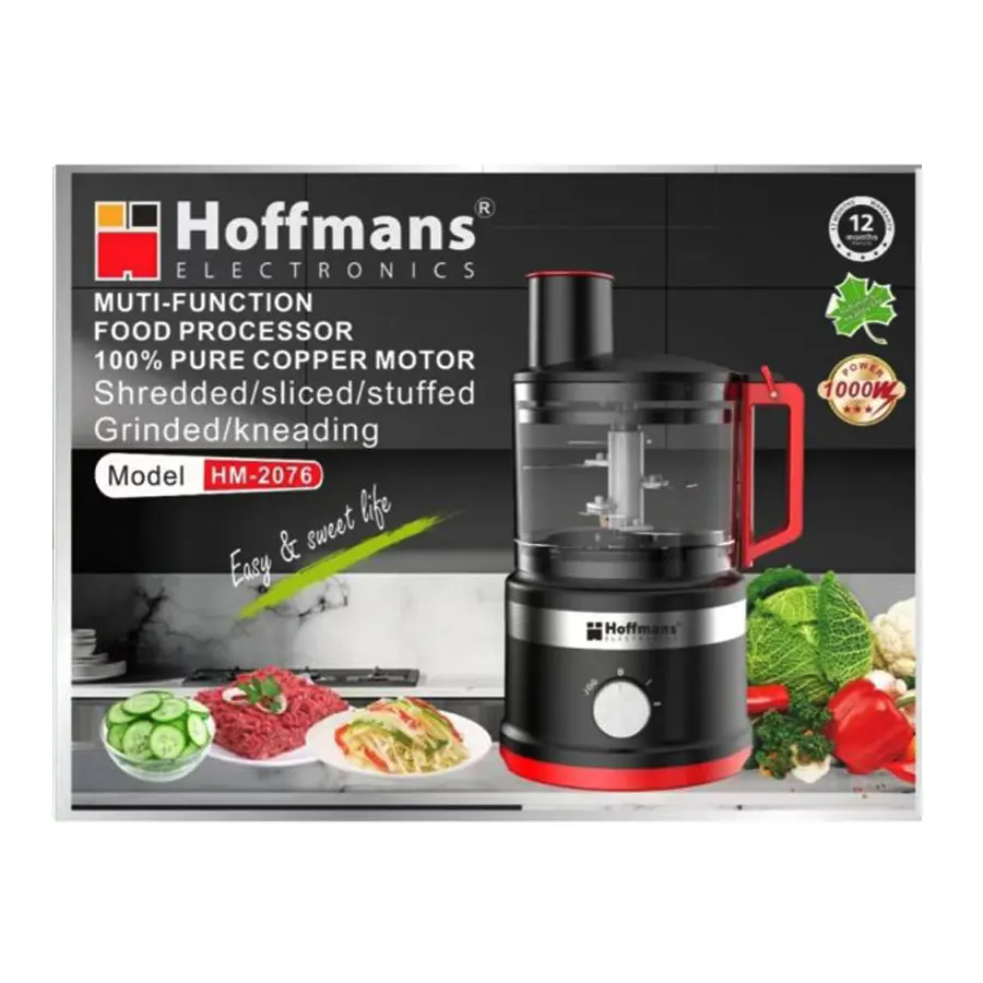 Hoffmans Blender Electric Food Processor HM-2076