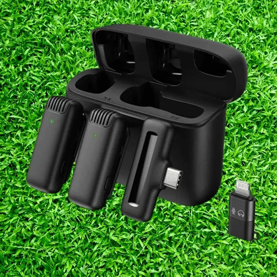 K13 Dual Mic Type-C Portable Wireless Lavalier Microphone